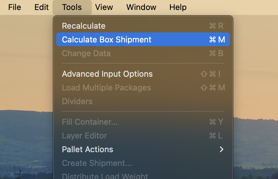 Tools - Calculate Box Shipment