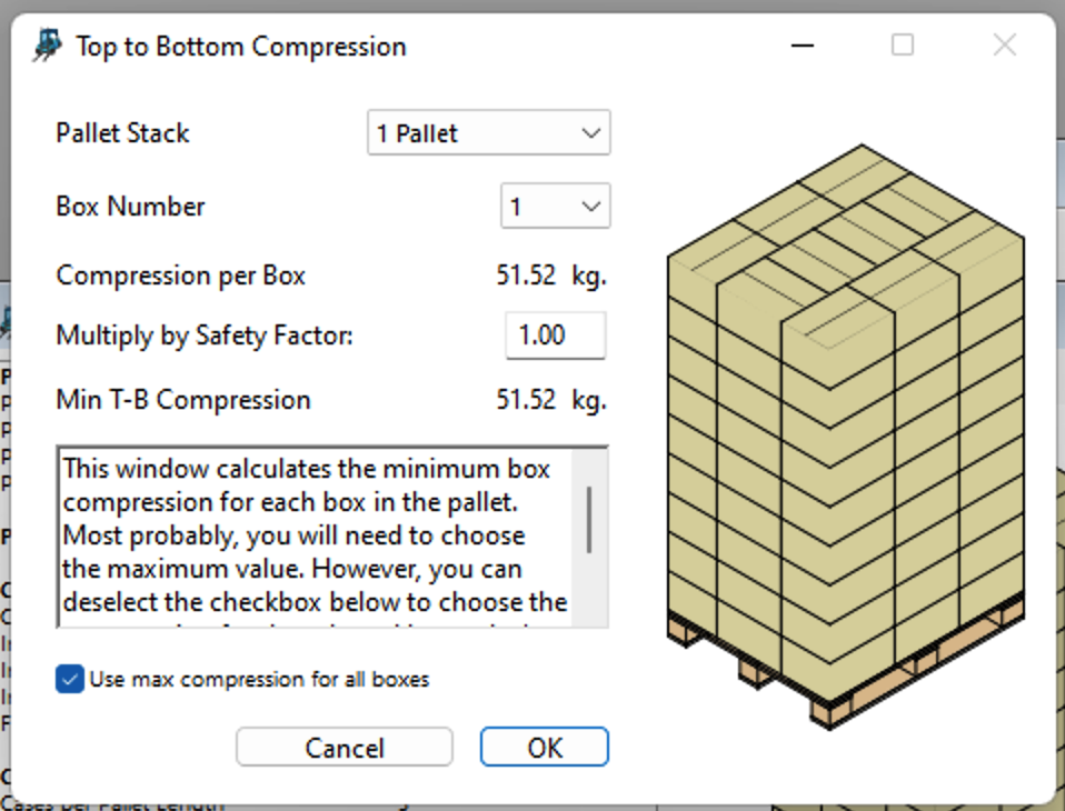 Box Compression window