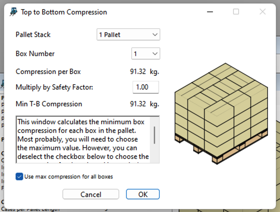 Box Compression window