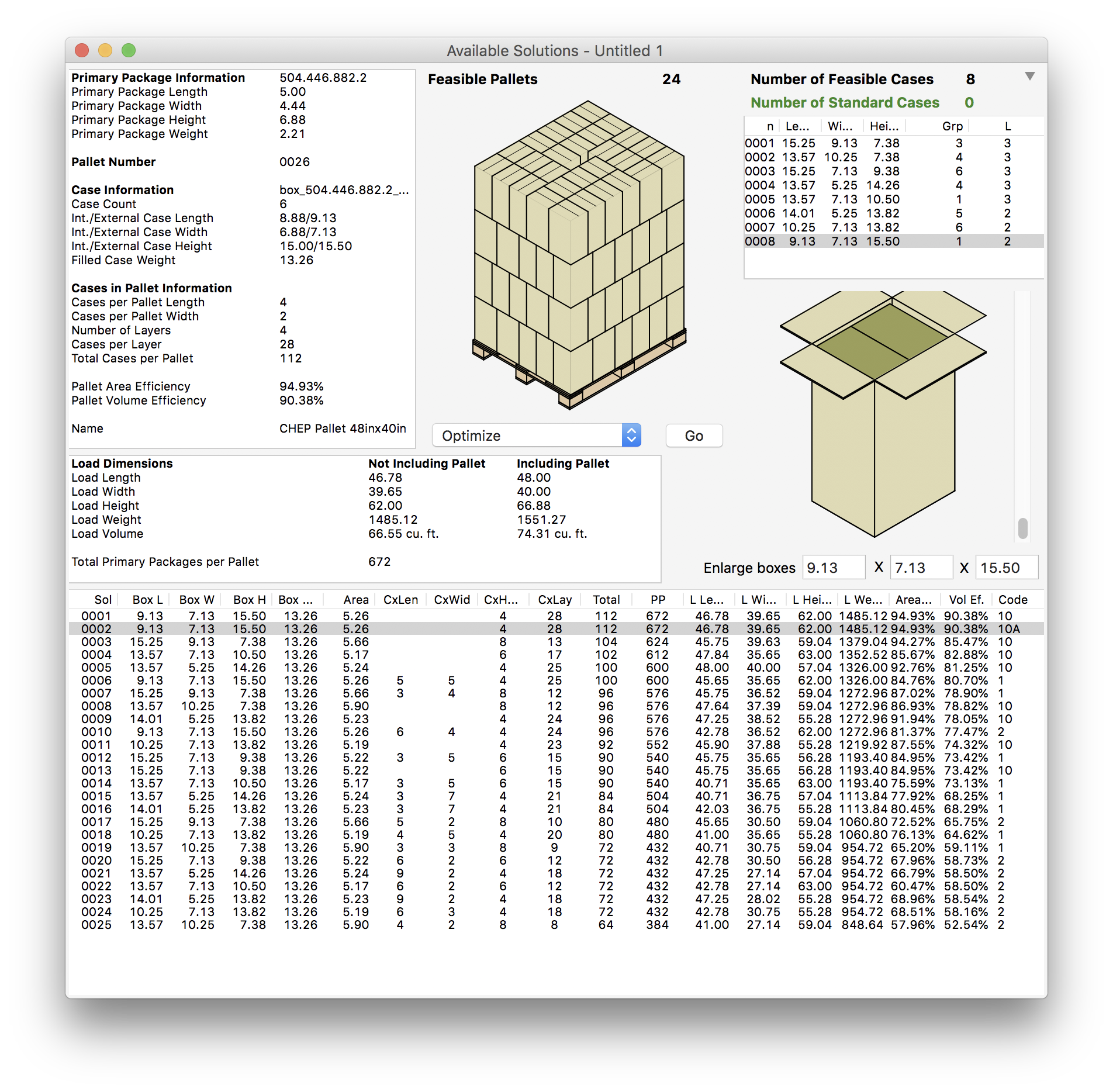 Pallet Arrangements