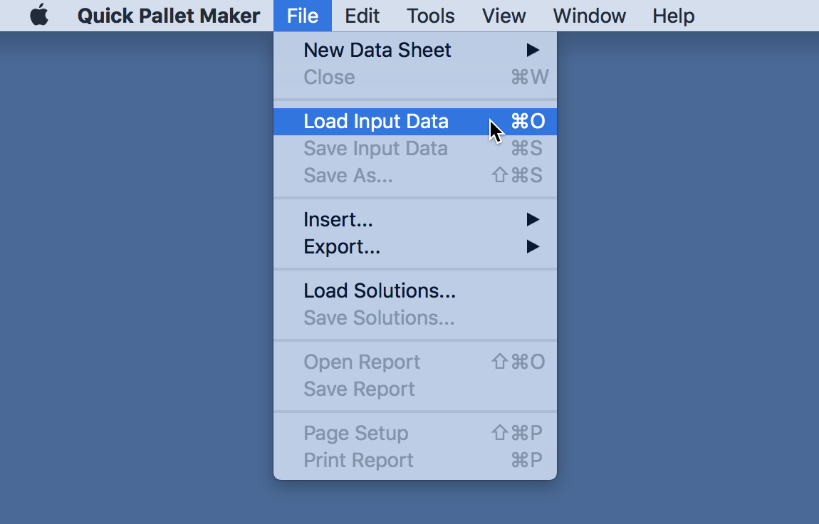 File - Load Input Data